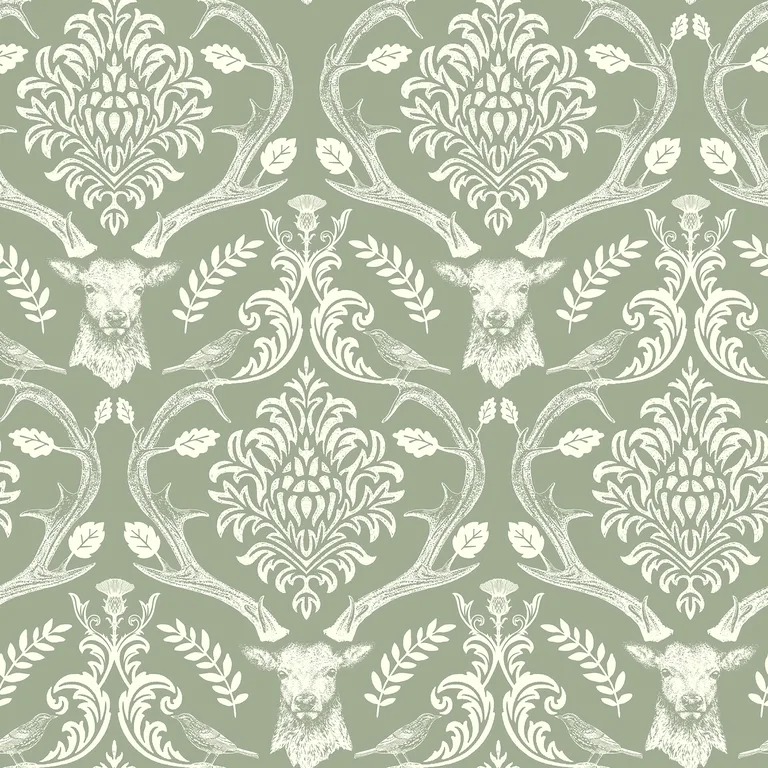 Arthouse Wickham wallpaper, color Green, SKU AH923706