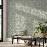 Arthouse Wickham - Green Wallpaper | Buy Online Arthouse Wickham wallpaper, color Green, SKU AH923706