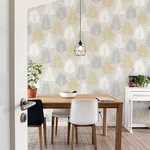 Arthouse Willis wallpaper, color Mustard, SKU AH697800