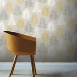 Arthouse Willis wallpaper, color Mustard, SKU AH697800