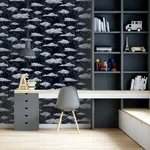 Arthouse Zeno wallpaper, color Navy, SKU AH923907
