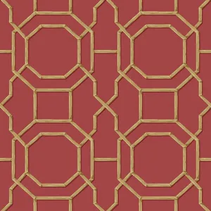 Beacon House Summer wallpaper, color Red, SKU 2669-21739