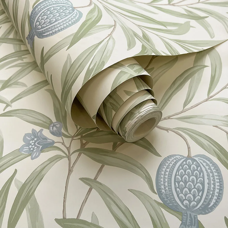 Belgravia Decor Elena wallpaper, color Blue, SKU BG9611