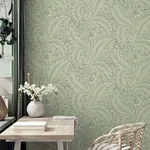 Belgravia Decor Florence - Green Wallpaper | Buy Online Belgravia Decor Florence wallpaper, color Green, SKU BG720