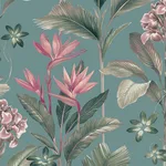 Belgravia Decor Oliana - Teal Wallpaper | Buy Online Belgravia Decor Oliana wallpaper, color Teal, SKU BG8486