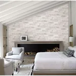 Brewster Adams wallpaper, color White, SKU 2767-22321