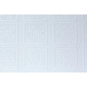Brewster Turner Tile wallpaper, color White, SKU 437-RD80000