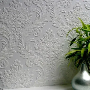 Brewster High Trad wallpaper, color White, SKU 437-RD80027