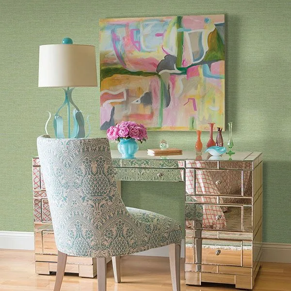 Brewster Bluestem wallpaper, color Green, SKU 2767-24284
