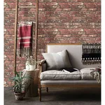 Brewster Loft - Red Wallpaper | Buy Online Brewster Loft wallpaper, color Red, SKU FD23287