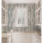 Brewster Barn Board - Grey Wallpaper | Buy Online Brewster Barn Board wallpaper, color Grey, SKU FD23273
