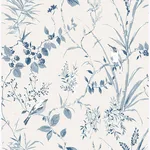 Brewster Mariko - Blue Wallpaper | Buy Online Brewster Mariko wallpaper, color Blue, SKU UW25885