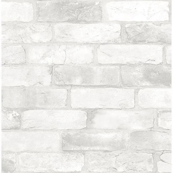 Brewster Bushwick wallpaper, color Off White, SKU 2766-22321