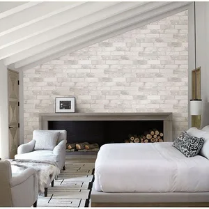Brewster Bushwick wallpaper, color Off White, SKU 2766-22321