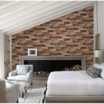 Brewster Bushwick wallpaper, color Red, SKU 2766-22300
