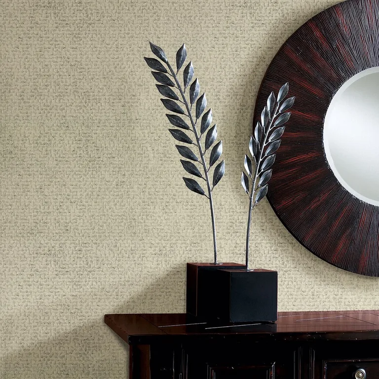 Brewster Carbon wallpaper, color Platinum, SKU 2927-42486
