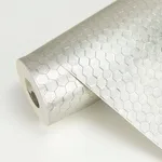Brewster Carbon - Platinum Wallpaper | Buy Online Brewster Carbon wallpaper, color Platinum, SKU 2927-42486