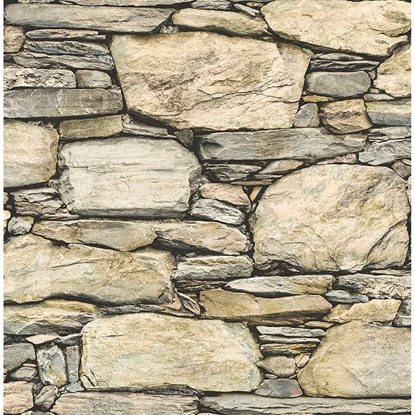 Brewster Cobble wallpaper, color Neutral, SKU 2767-22317