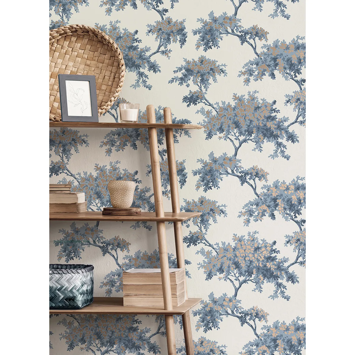 Brewster Ashdown wallpaper, color Dark Blue, SKU M1672