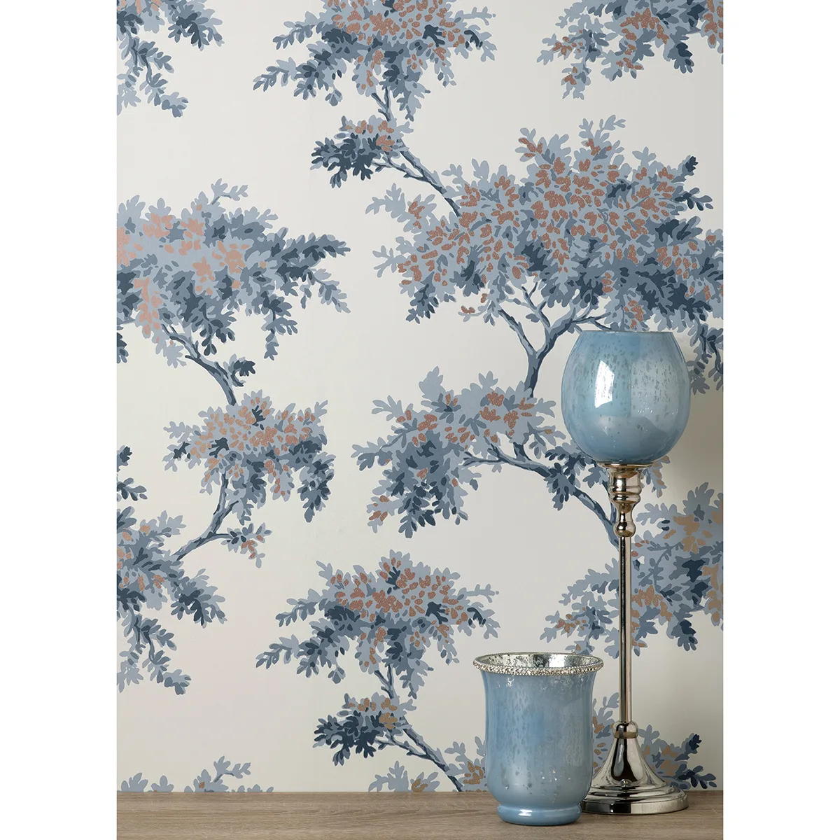 Brewster Ashdown wallpaper, color Dark Blue, SKU M1672