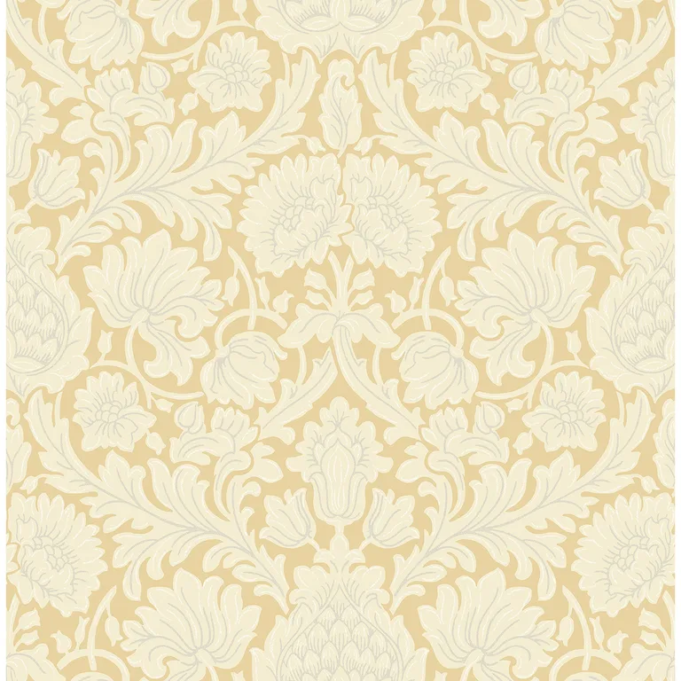Brewster Bamburg wallpaper, color Mustard, SKU M1682