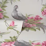 Brewster Golden Pheasant - Rose Wallpaper | Buy Online Brewster Golden Pheasant wallpaper, color Rose, SKU M1664