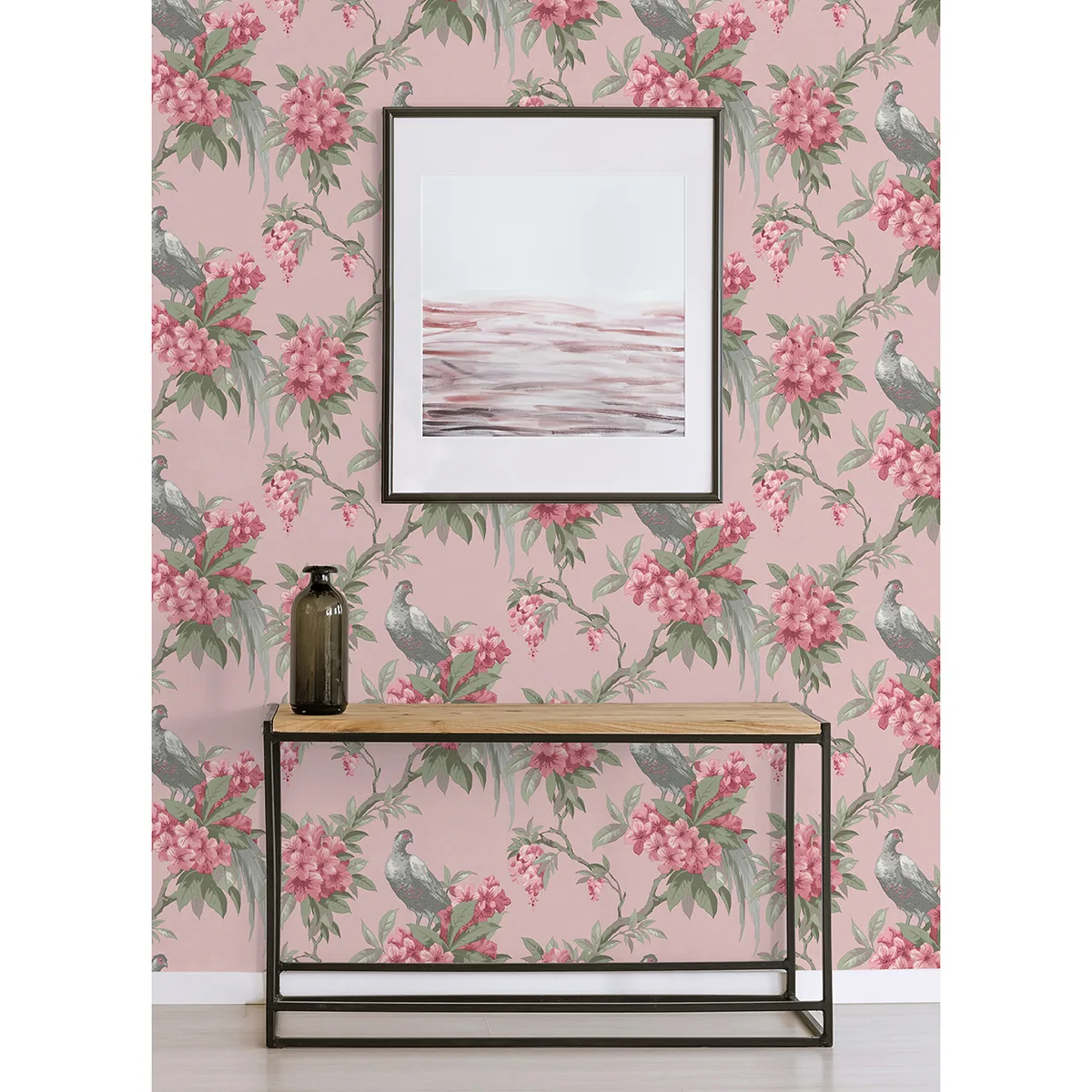 Brewster Golden wallpaper, color Pink, SKU M1665