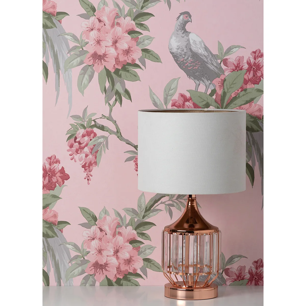 Brewster Golden - Pink Wallpaper | Buy Online Brewster Golden wallpaper, color Pink, SKU M1665