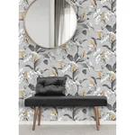Brewster Meridian Parade wallpaper, color Grey, SKU M1691