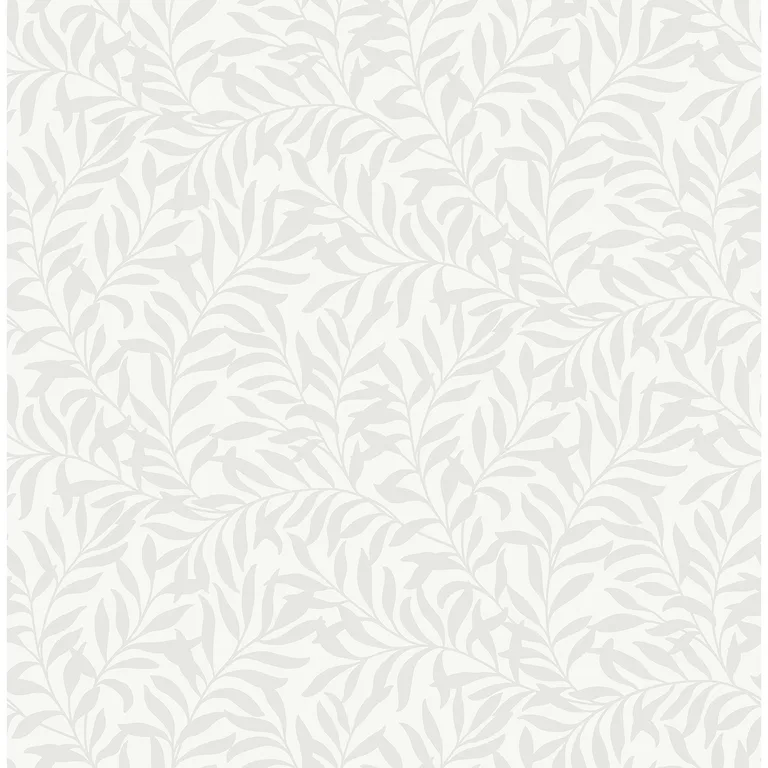 Brewster Salix wallpaper, color Silver, SKU M1666