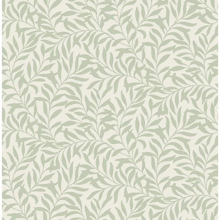 Brewster Salix wallpaper, color Sage, SKU M1667
