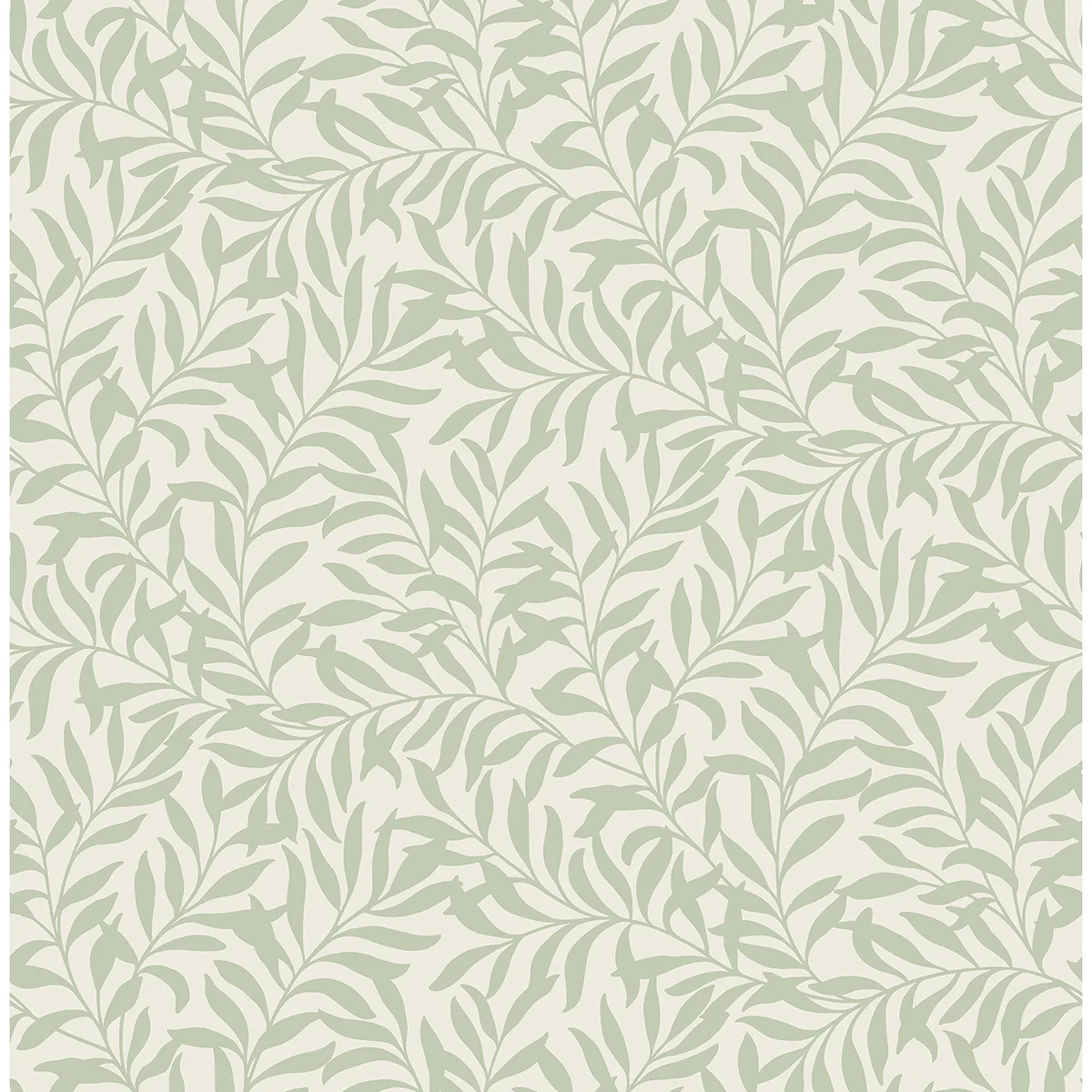 Brewster Salix wallpaper, color Sage, SKU M1667