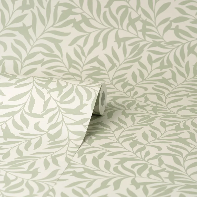 Brewster Salix wallpaper, color Sage, SKU M1667