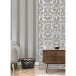 Brewster Rydia wallpaper, color Grey, SKU M1709
