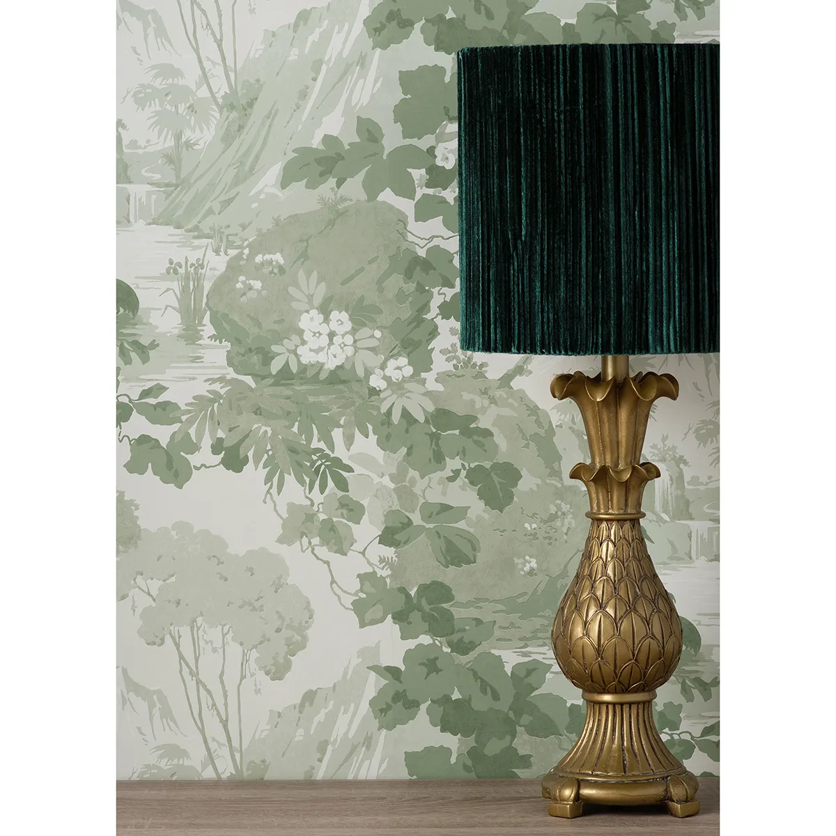 Brewster Eden wallpaper, color Sage, SKU M1679