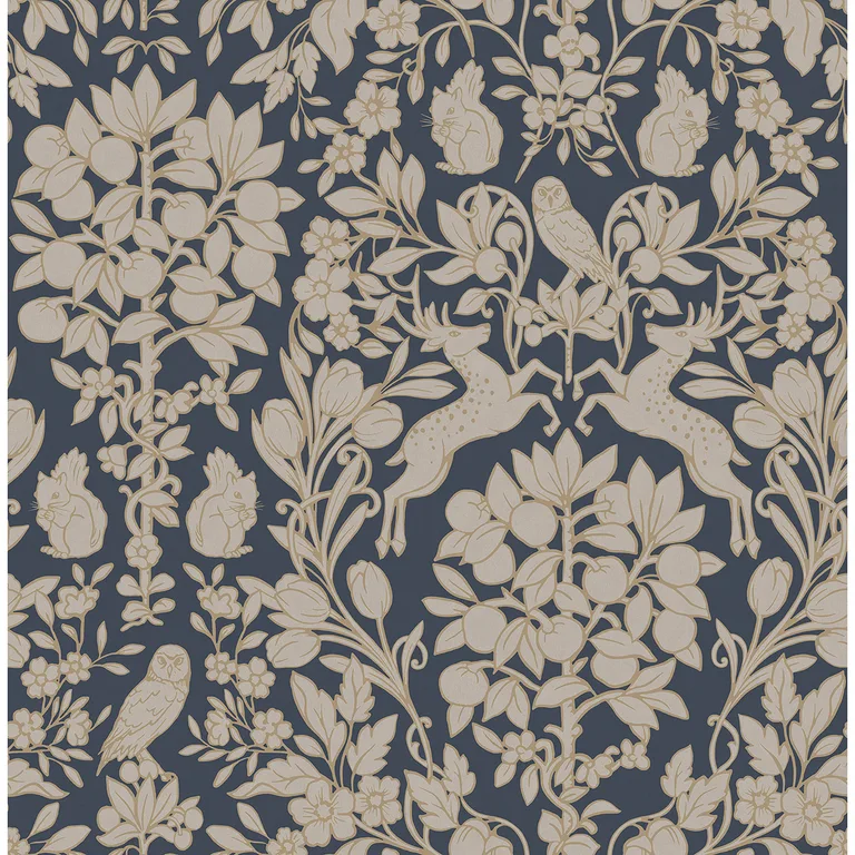 Brewster Richmond wallpaper, color Blue, SKU M1684