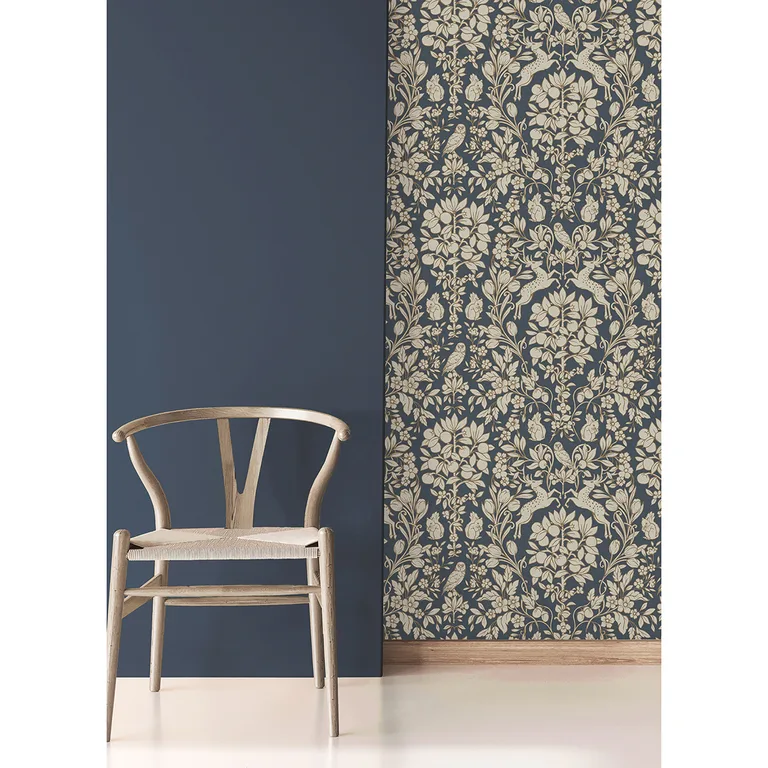 Brewster Richmond wallpaper, color Blue, SKU M1684