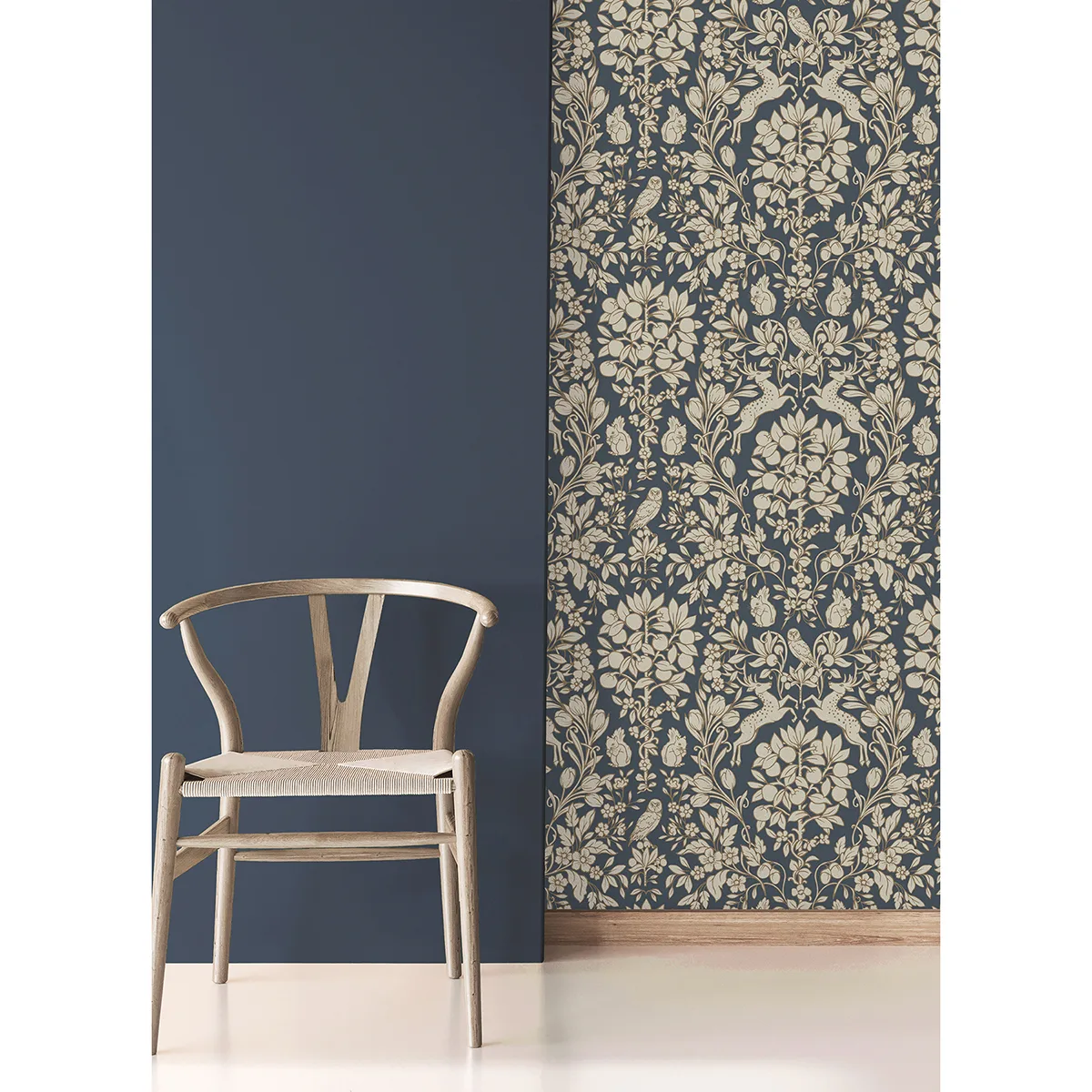 Brewster Richmond wallpaper, color Blue, SKU M1684
