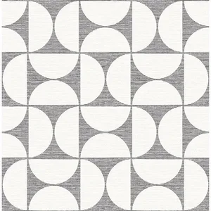 Brewster Deedee wallpaper, color Black, SKU 2904-25672