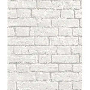 Brewster Ditmas wallpaper, color White, SKU M1038