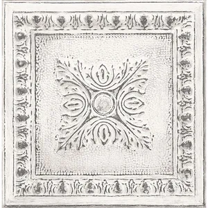 Brewster Hazley wallpaper, color White, SKU 2904-24031