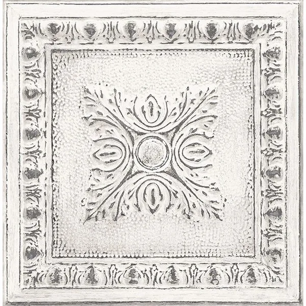 Brewster Hazley wallpaper, color White, SKU 2904-24031