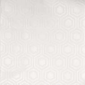 Brewster Hive wallpaper, color White, SKU RD5671