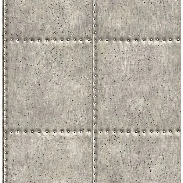 Brewster Indium wallpaper, color Silver, SKU 2767-22343