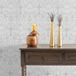 Brewster Jan - White Wallpaper | Buy Online Brewster Jan wallpaper, color White, SKU 4000-95135-1