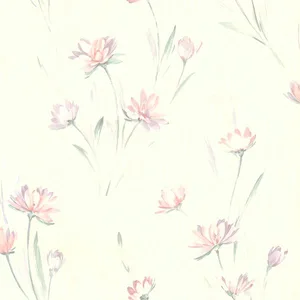 Brewster Lilly wallpaper, color Pink, SKU 414-37400