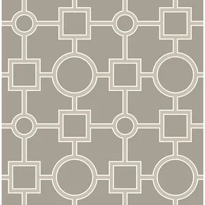 Brewster Matrix wallpaper, color Taupe, SKU 2704-21810
