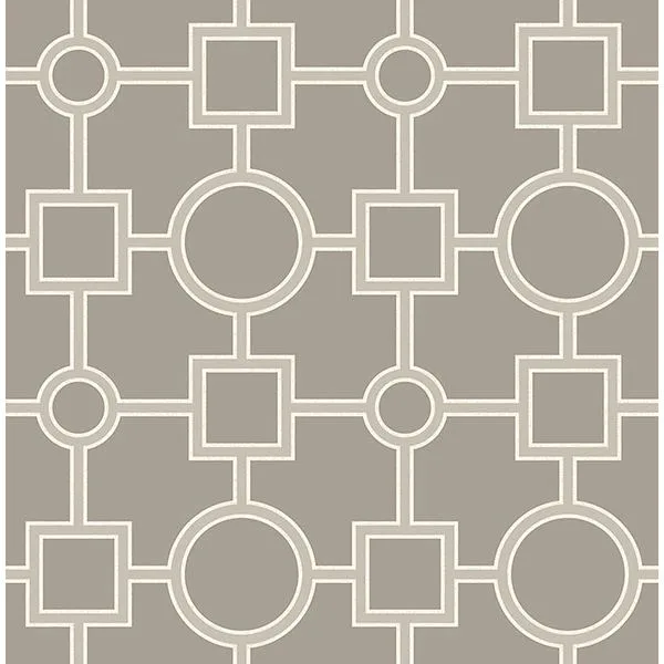 Brewster Matrix wallpaper, color Taupe, SKU 2704-21810