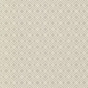 Brewster Lattice wallpaper, color Grey, SKU 2686-22022