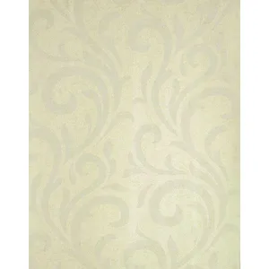 Brewster Damask wallpaper, color Green, SKU 2686-54171